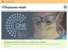 Tablet Screenshot of doylestownhealth.org